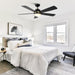 52" Indutrial 5 Blades Ceiling Fan with LED Lighting - Sweatfully