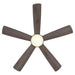 52" Indutrial 5 Blades Ceiling Fan with LED Lighting - Sweatfully