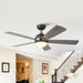 52" Indutrial 5 Blades Ceiling Fan with LED Lighting - Sweatfully