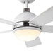 52" Indutrial 5 Blades Ceiling Fan with LED Lighting - Sweatfully