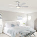 52" Indutrial 5 Blades Ceiling Fan with LED Lighting - Sweatfully