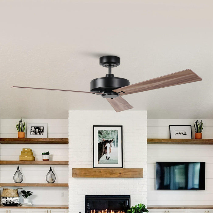 52" Wall Control 4 Speed Ceiling Fan - Sweatfully