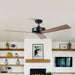 52" Wall Control 4 Speed Ceiling Fan - Sweatfully