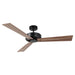 52" Wall Control 4 Speed Ceiling Fan - Sweatfully
