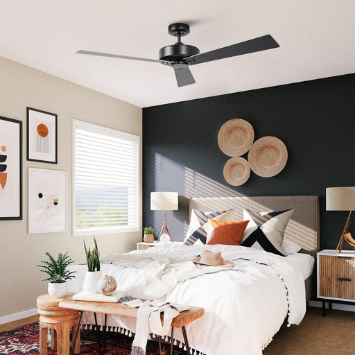 52" Wall Control 4 Speed Ceiling Fan - Sweatfully