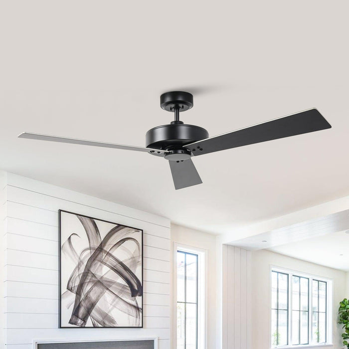 52" Wall Control 4 Speed Ceiling Fan - Sweatfully