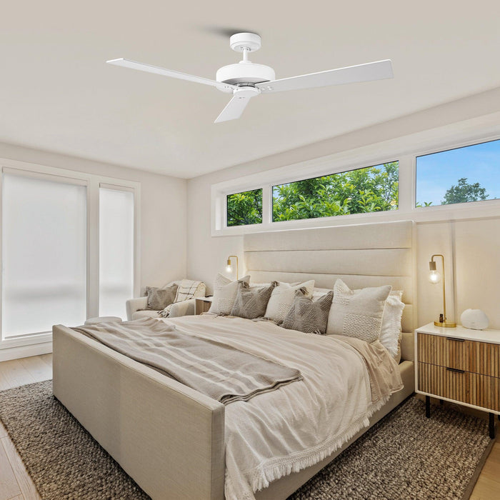 52" Wall Control 4 Speed Ceiling Fan - Sweatfully