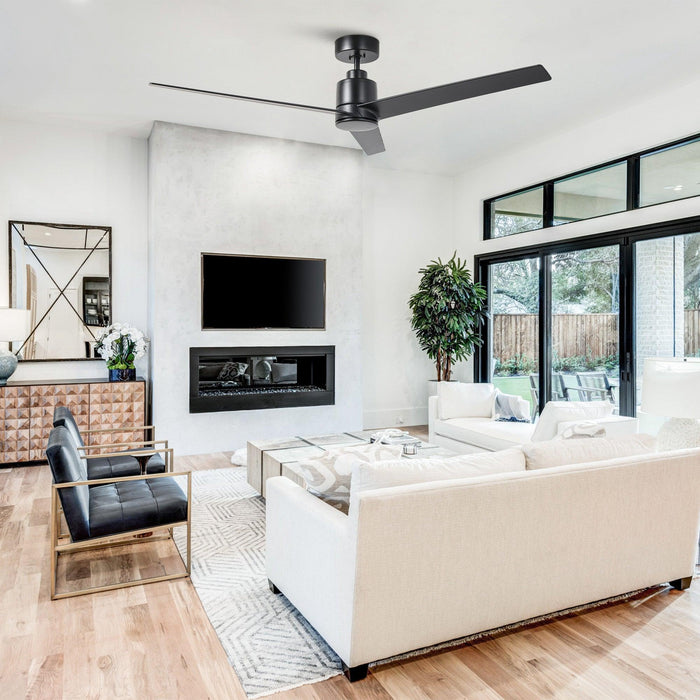 54" 3 Blades DC Motor Ceiling Fan with Remote Control - Sweatfully