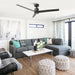 54" 3 Blades DC Motor Ceiling Fan with Remote Control - Sweatfully