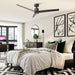 54" 3 Blades DC Motor Ceiling Fan with Remote Control - Sweatfully