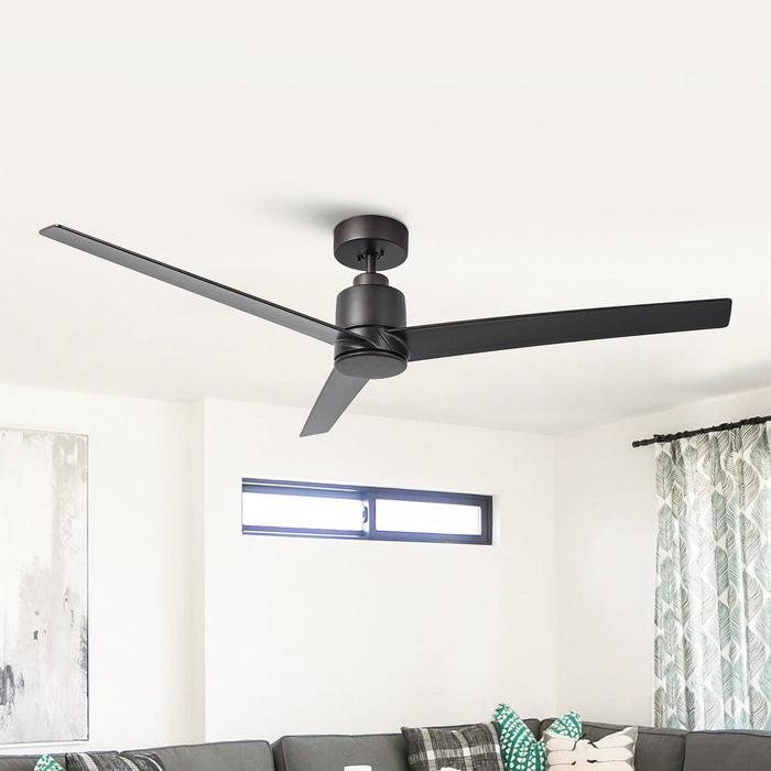 54" 3 Blades DC Motor Ceiling Fan with Remote Control - Sweatfully