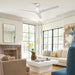 54" 3 Blades DC Motor Ceiling Fan with Remote Control - Sweatfully