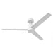 54" 3 Blades DC Motor Ceiling Fan with Remote Control - Sweatfully