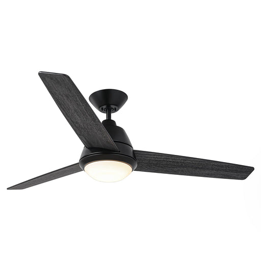 52" 4 Speed Wall Control Ceiling Fan with LED Lighting - Sweatfully