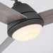 52" 4 Speed Wall Control Ceiling Fan with LED Lighting - Sweatfully