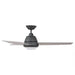 52" 4 Speed Wall Control Ceiling Fan with LED Lighting - Sweatfully