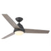 52" 4 Speed Wall Control Ceiling Fan with LED Lighting - Sweatfully