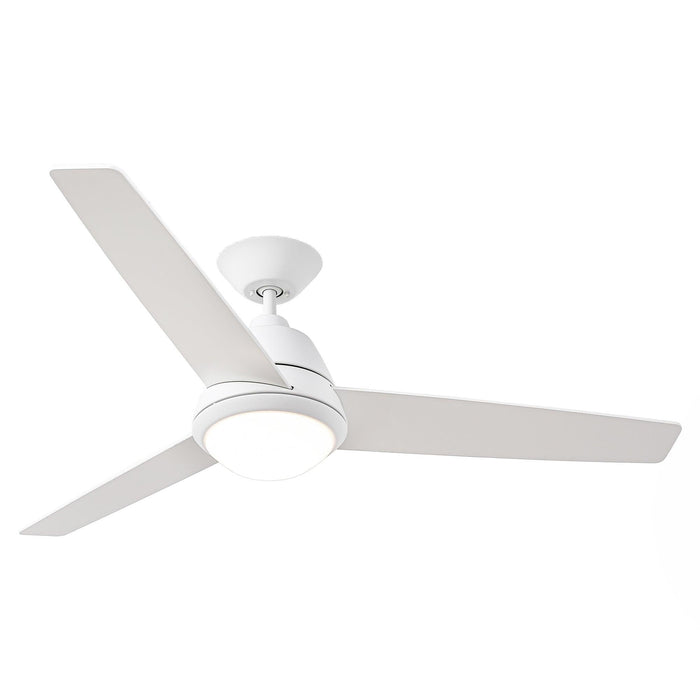 52" 4 Speed Wall Control Ceiling Fan with LED Lighting - Sweatfully
