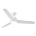 52" 4 Speed Wall Control Ceiling Fan with LED Lighting - Sweatfully