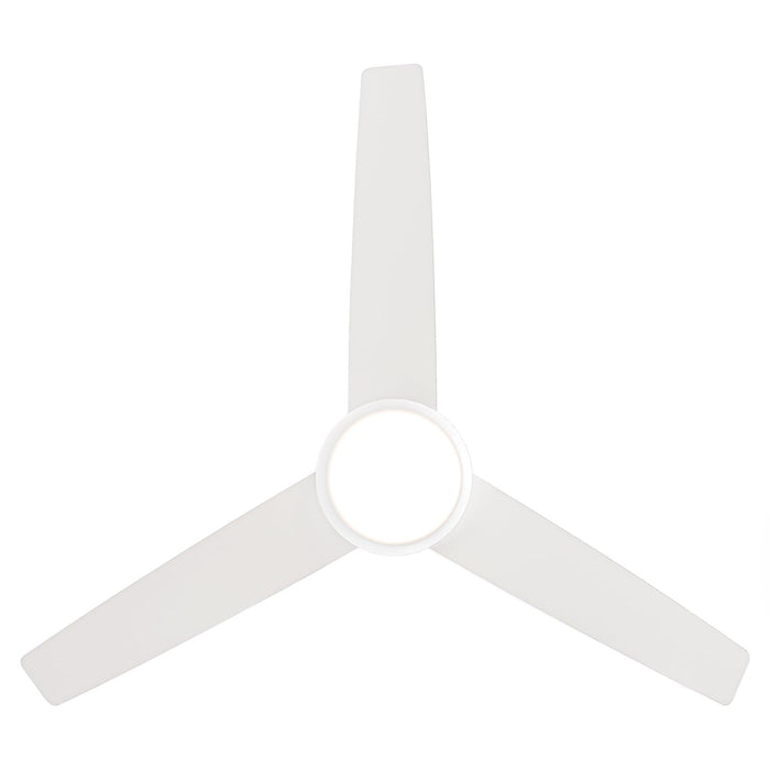 52" 4 Speed Wall Control Ceiling Fan with LED Lighting - Sweatfully