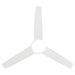 52" 4 Speed Wall Control Ceiling Fan with LED Lighting - Sweatfully