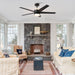 52" Fanelee 5 Blades Industrial Ceiling Fan with LED Lighting - Sweatfully