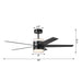 52" Fanelee 5 Blades Industrial Ceiling Fan with LED Lighting - Sweatfully