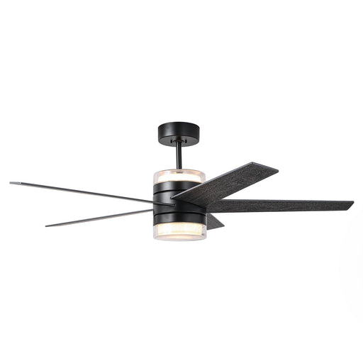 52" Fanelee 5 Blades Industrial Ceiling Fan with LED Lighting - Sweatfully