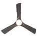 54" Industrial 3 Blades LED Ceiling Fan with Remote Control - Sweatfully