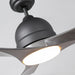 54" Industrial 3 Blades LED Ceiling Fan with Remote Control - Sweatfully