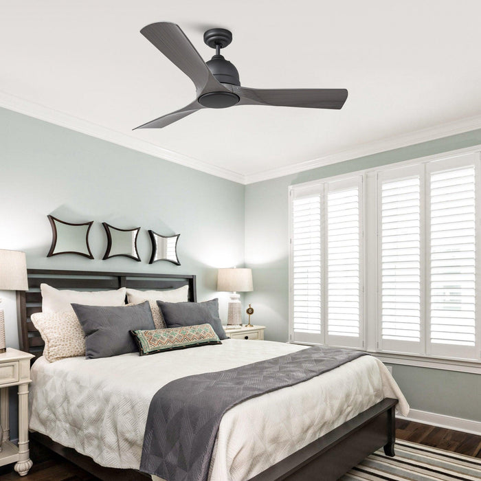 54" Industrial 3 Blades LED Ceiling Fan with Remote Control - Sweatfully
