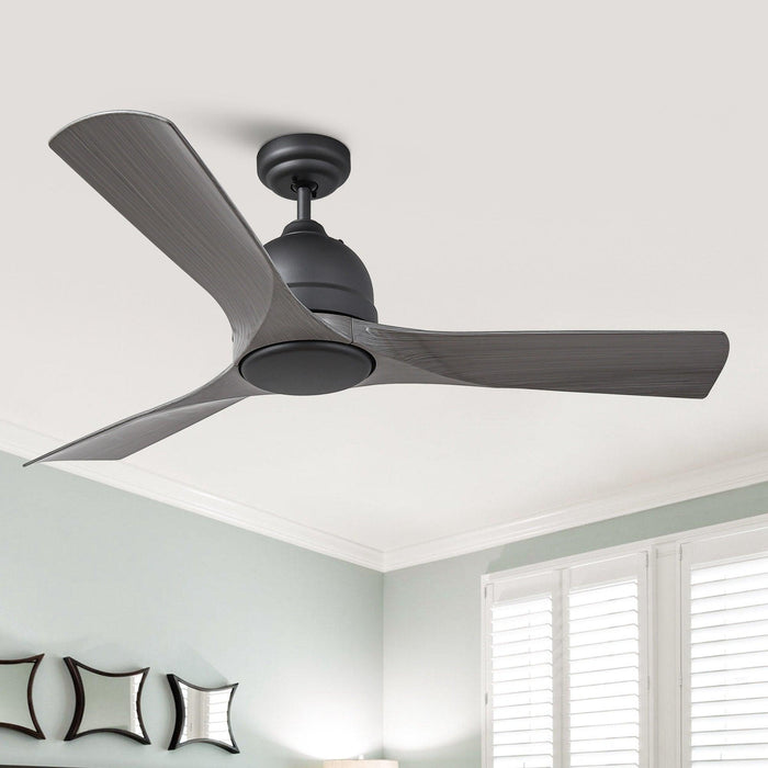 54" Industrial 3 Blades LED Ceiling Fan with Remote Control - Sweatfully