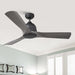 54" Industrial 3 Blades LED Ceiling Fan with Remote Control - Sweatfully