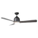 54" Industrial 3 Blades LED Ceiling Fan with Remote Control - Sweatfully