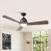 54" Industrial 3 Blades LED Ceiling Fan with Remote Control - Sweatfully