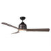 54" Industrial 3 Blades LED Ceiling Fan with Remote Control - Sweatfully