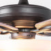 52" Traditional Pull Chain 5 Blades Ceiling Fan with Light - Sweatfully
