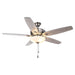 52" Traditional Pull Chain 5 Blades Ceiling Fan with Light - Sweatfully