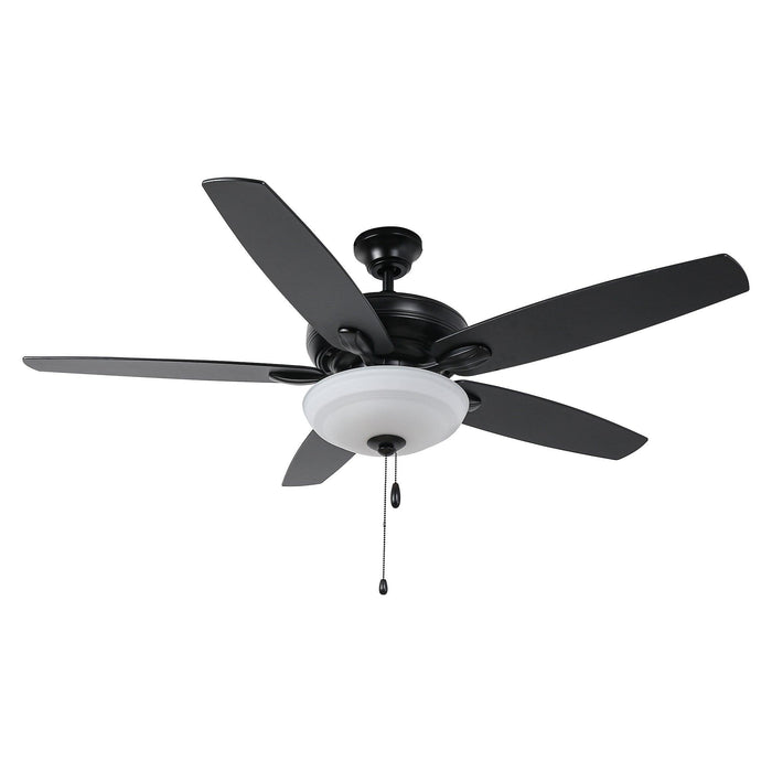 52" Traditional Pull Chain 5 Blades Ceiling Fan with Light - Sweatfully