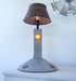Original Antique Chicken Feeder Tall Farm Table Lamp - Sweatfully