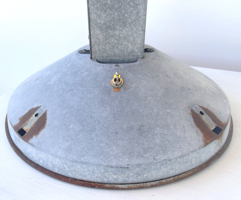 Original Antique Chicken Feeder Tall Farm Table Lamp - Sweatfully