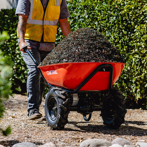 Electric Utility Cart 40V Battery-Powered Wheelbarrow 570-lb. Bucket Capacity - Sweatfully