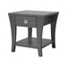 Furniture of America Amity End Table, Gray - Sweatfully