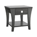 Furniture of America Amity End Table, Gray - Sweatfully