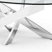 17" H Contemporary Glass Coffee Table in Living Room, Bedroom - Sweatfully