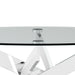 17" H Contemporary Glass Coffee Table in Living Room, Bedroom - Sweatfully