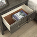 Berenice 23" Transitional Solid Wood 2-Drawer Nightstand - Sweatfully