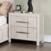 Berenice 23" Transitional Solid Wood 2-Drawer Nightstand - Sweatfully