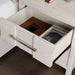 Berenice 23" Transitional Solid Wood 2-Drawer Nightstand - Sweatfully