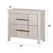 Berenice 23" Transitional Solid Wood 2-Drawer Nightstand - Sweatfully